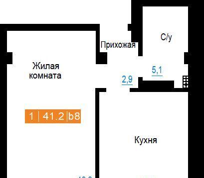 квартира г Красноярск р-н Советский Солнечный жилрайон, 5-й мкр, Енисейская Слобода жилой комплекс, 9 фото 1