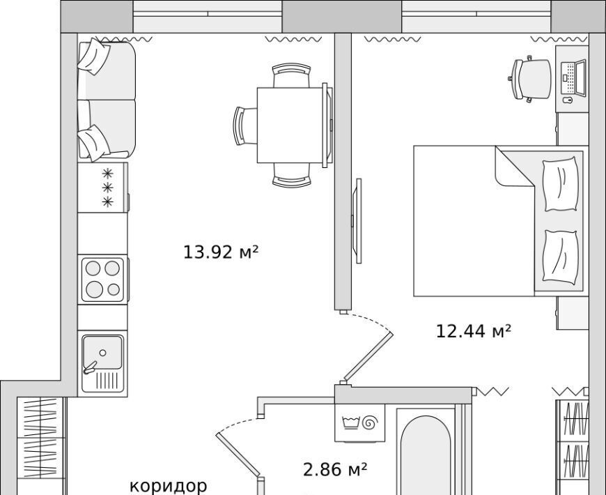 квартира р-н Всеволожский г Мурино ул Шоссе в Лаврики 51 Девяткино фото 1