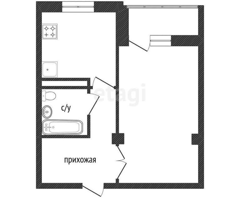 квартира г Воронеж р-н Железнодорожный Северо-Восточный ул Суворова 122б фото 17