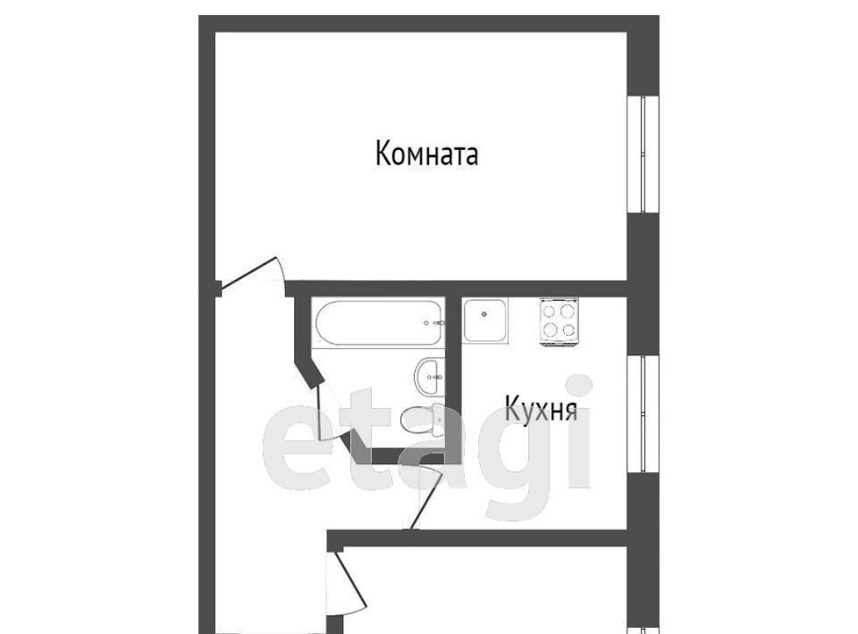 квартира г Надым ул Комсомольская 12/2 фото 15