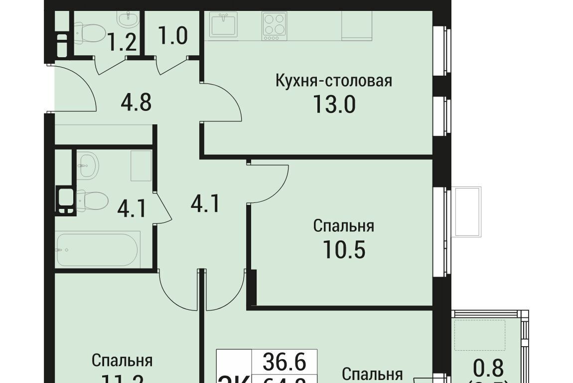 квартира городской округ Люберцы рп Малаховка Удельная фото 1