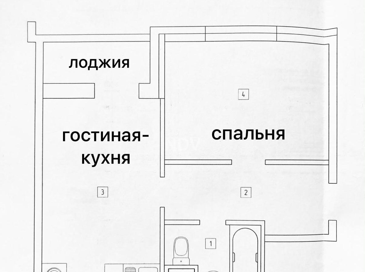 квартира городской округ Красногорск д Бузланово к 2, Остров, Красногорск, мкр-н Западный фото 9