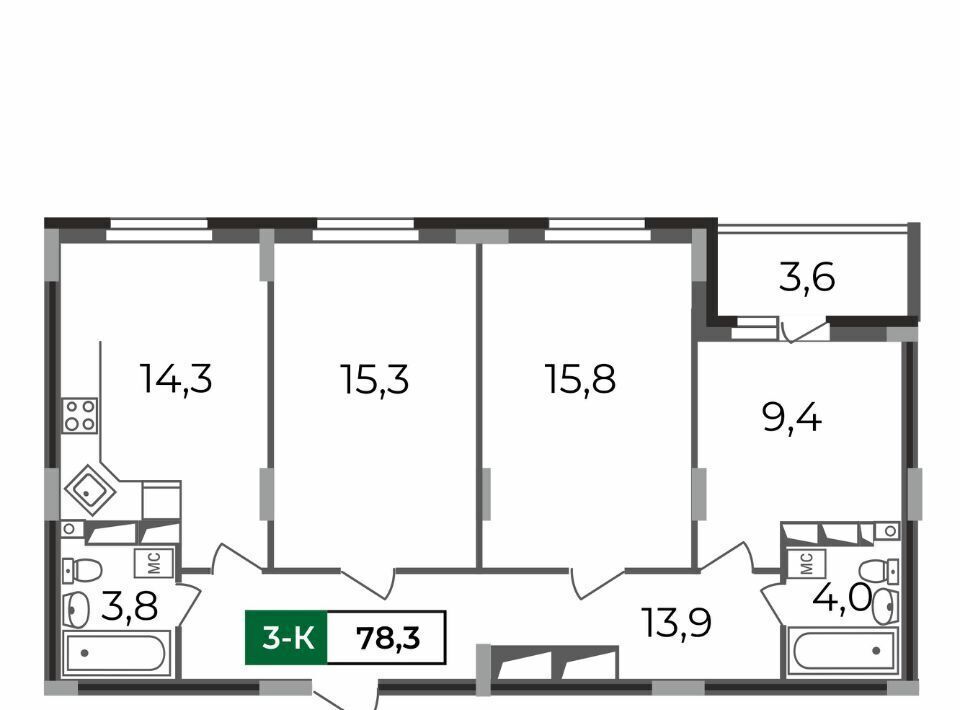 квартира г Владимир р-н Октябрьский б-р Сталинградский 7 фото 1