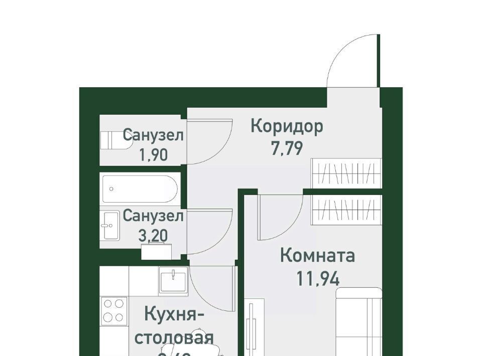 квартира г Екатеринбург Чкаловская Твоя Привилегия жилой комплекс фото 1