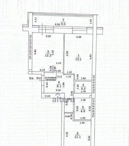 квартира г Казань Дубравная ул Азата Аббасова 10 фото 2