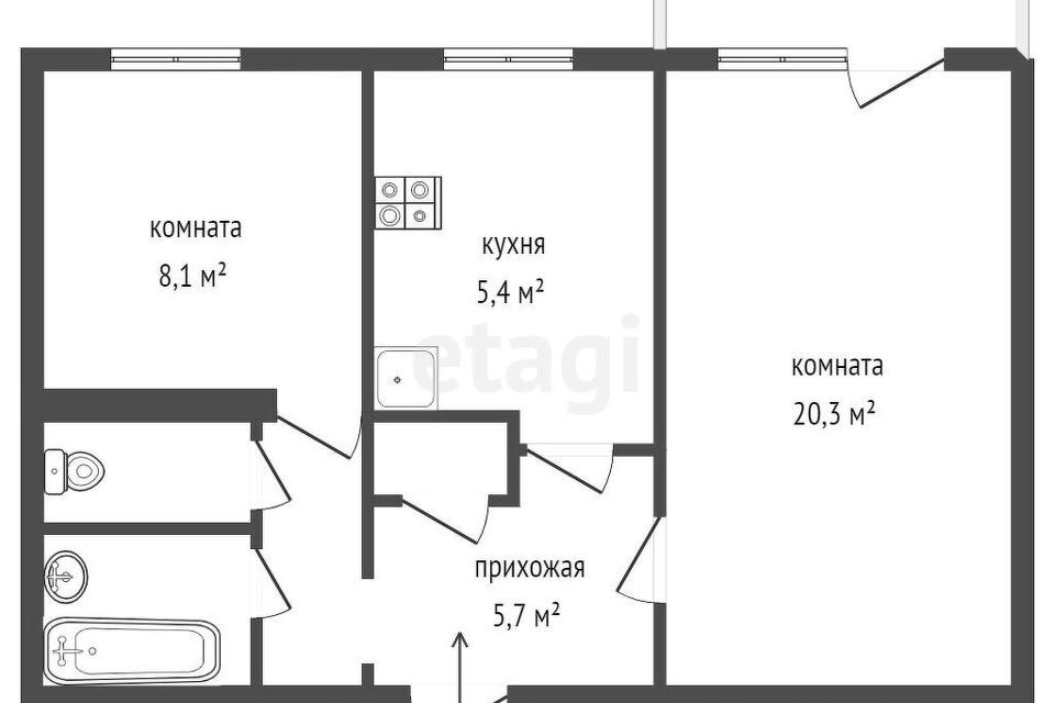 квартира г Екатеринбург р-н Кировский ул Садовая 9 Екатеринбург, муниципальное образование фото 10