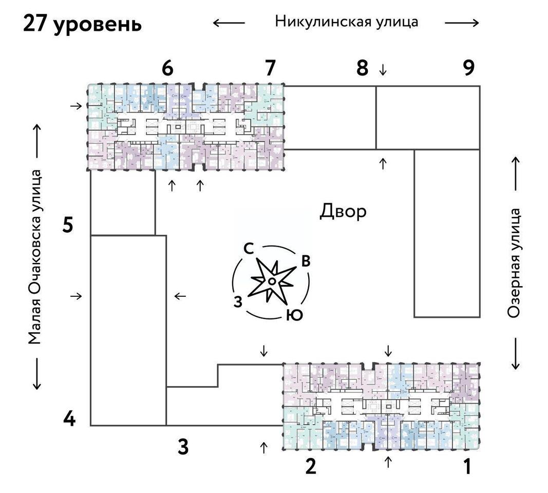 квартира г Москва ул Озёрная 42 Московская область фото 2