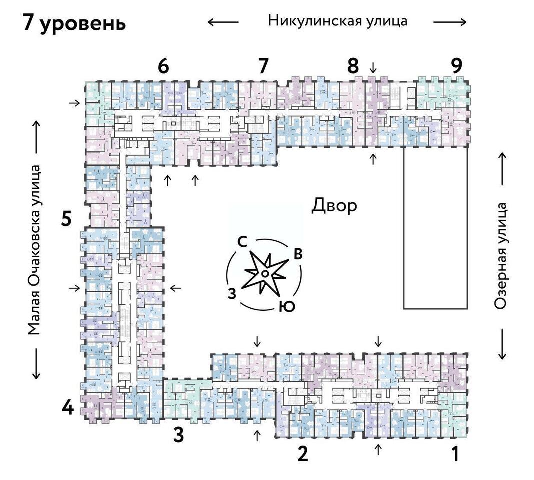 квартира г Москва ул Озёрная 42 Московская область фото 2