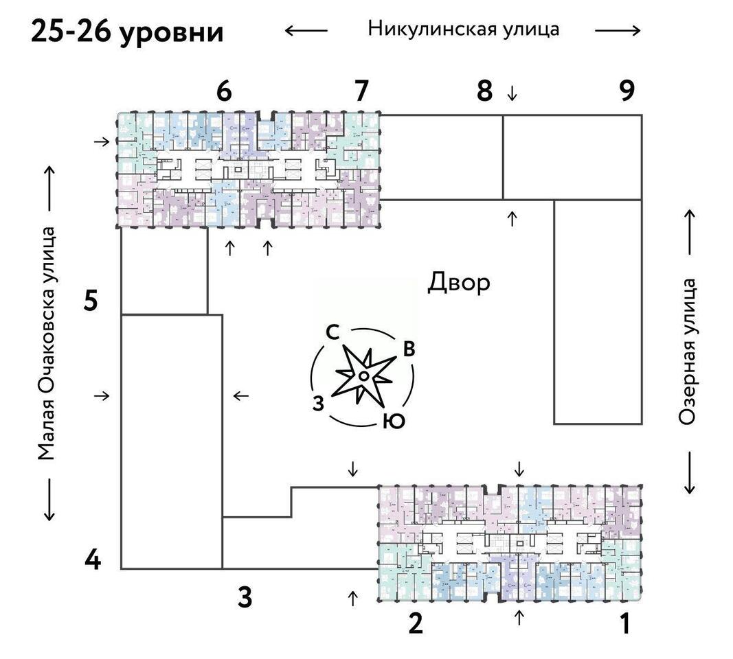 квартира г Москва ул Озёрная 42 Московская область фото 2