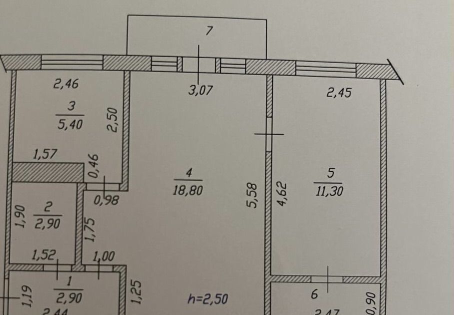 квартира г Чебоксары р-н Московский ул Мичмана Павлова 5 фото 7