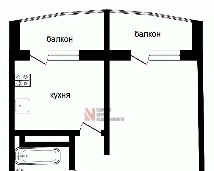 квартира г Тюмень р-н Восточный ул Валентины Трофимовой 11 фото 13