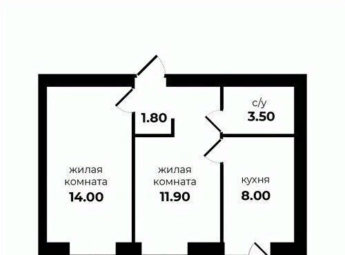 квартира р-н Шпаковский г Михайловск ул Антона Чехова 40 жилой район «Гармония» фото 1