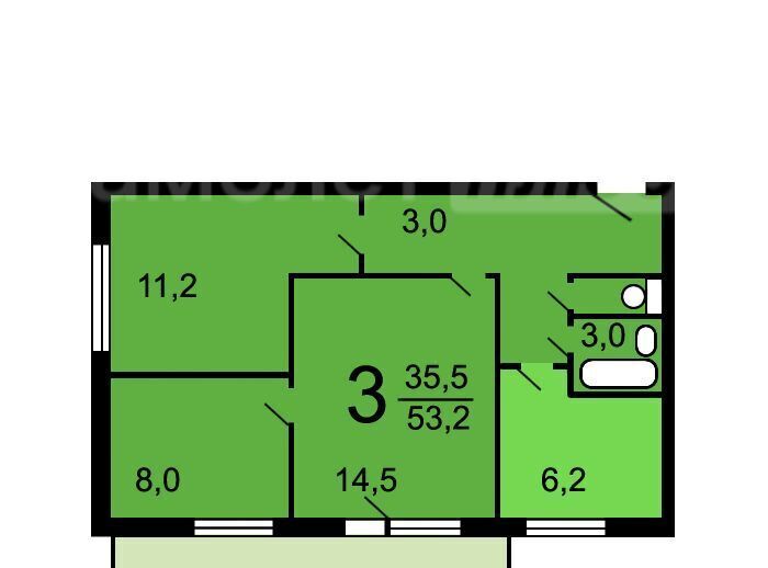 квартира г Москва метро Новогиреево ул Молостовых 19к/2 фото 18