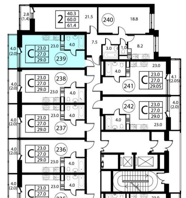 квартира г Домодедово ЖК Космос Домодедовская, Авиационный мкр фото 2