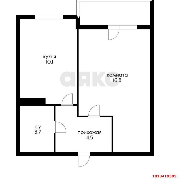 квартира г Краснодар р-н Прикубанский ул им. Вавилова Н.И. 20 фото 1