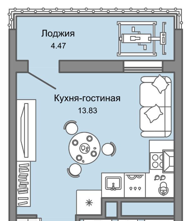 квартира г Ульяновск р-н Заволжский Новый Город 10-й кв-л, Улла жилой комплекс фото 1