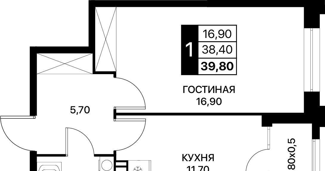 квартира г Ростов-на-Дону р-н Первомайский ЖК «Сияние Квартал на Шолохова» фото 1