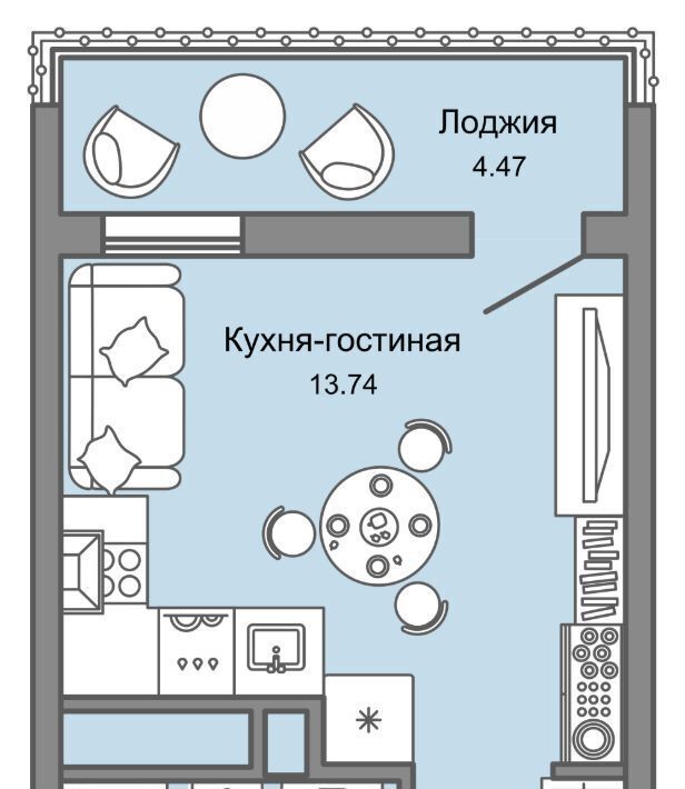 квартира г Ульяновск р-н Заволжский Новый Город 10-й кв-л, Улла жилой комплекс фото 1