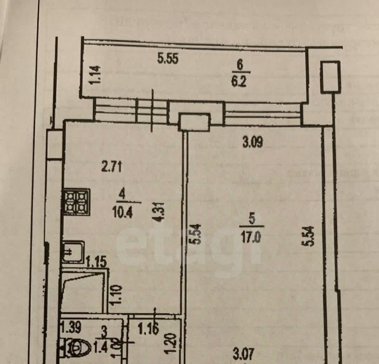 квартира г Уфа р-н Кировский Колгуевский ул Габдуллы Амантая 12к/1 фото 29