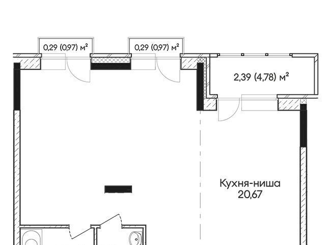 квартира г Ижевск р-н Октябрьский ул Новая Восьмая 68 фото 1