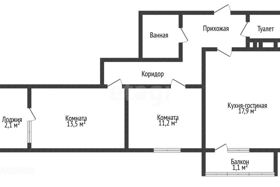 квартира г Краснодар р-н Прикубанский ул Домбайская 55к/1 ЖК «Свобода» муниципальное образование Краснодар фото 1