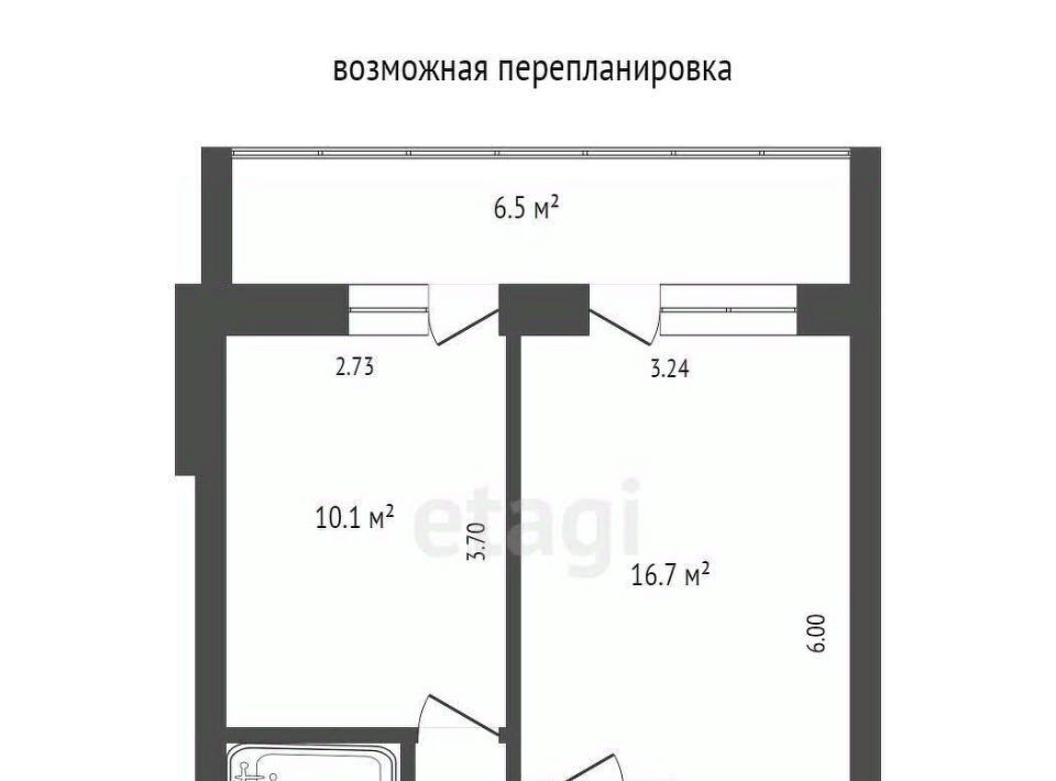 квартира г Тюмень р-н Центральный ул. Ю. -Р. Г. Эрвье, 16 фото 8