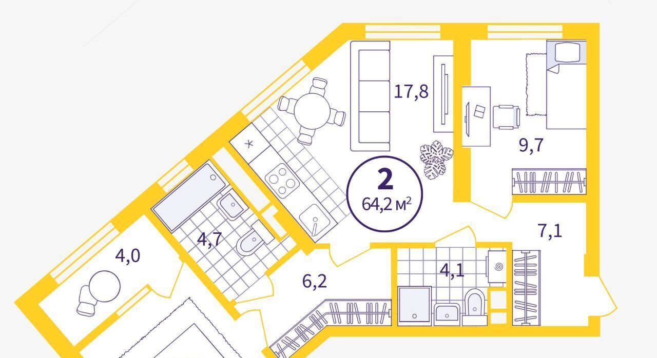 квартира г Екатеринбург р-н Кировский Уральская ул Советская 19б фото 1