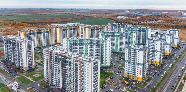 квартира п Новогорелово ул Современников 1к/1 Виллозское городское поселение, Проспект Ветеранов фото