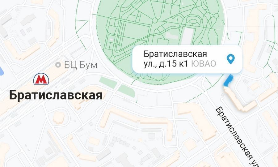 торговое помещение г Москва метро Братиславская ул Братиславская 15к/1 фото 5