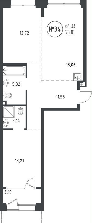 квартира г Иркутск р-н Свердловский фото 2