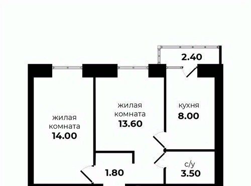 квартира р-н Шпаковский г Михайловск ул Антона Чехова 40 фото 1