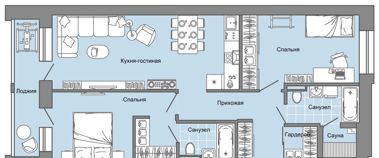 квартира г Екатеринбург п Широкая Речка Академический ЖК «Лес» фото 1