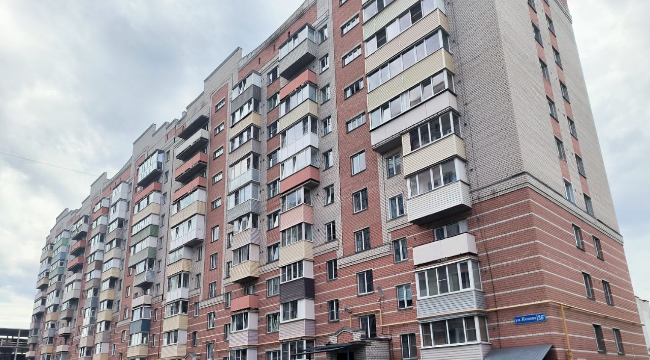 Продам однокомнатную вторичку на улице Маршала Конева 26а в городе Вологде  5-й 31.0 м² этаж 4/10 3350000 руб база Олан ру объявление 122976262