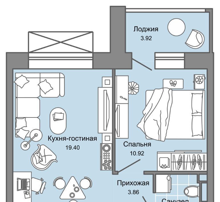 квартира г Киров р-н Ленинский ул 4-й Пятилетки 84 ЖК «Зарядное» фото 1