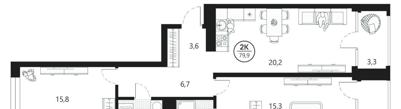 квартира г Тюмень р-н Центральный ул разведчика Кузнецова 16 фото 1