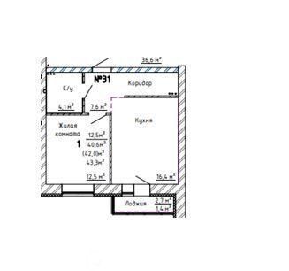 квартира г Тольятти р-н Автозаводский ЖК Гринвуд 14А кв-л фото 4