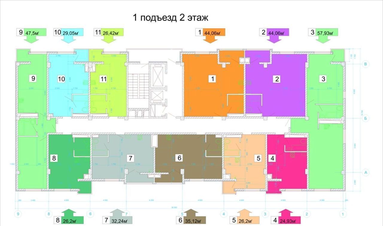 квартира г Сочи р-н Адлерский Адлер ул Гастелло 28к/1 с Илларионовка р-н Адлерский фото 7