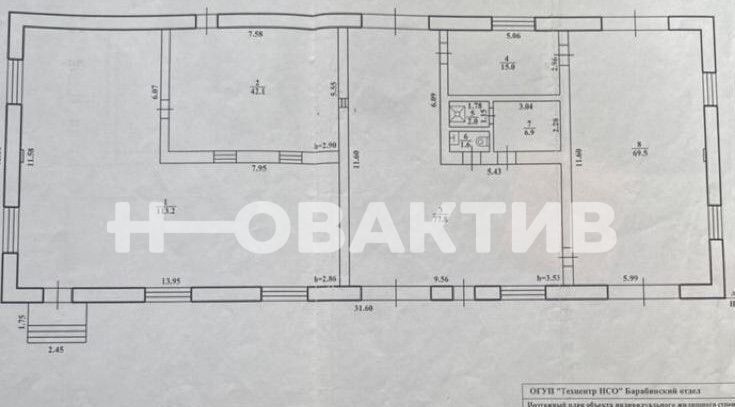 торговое помещение р-н Барабинский г Барабинск ул Луначарского 13а фото 10