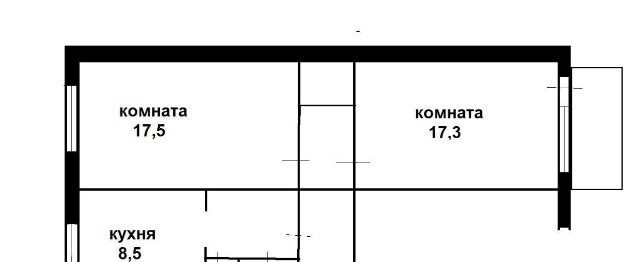 квартира г Орел р-н Северный ул Бурова 44 фото 2