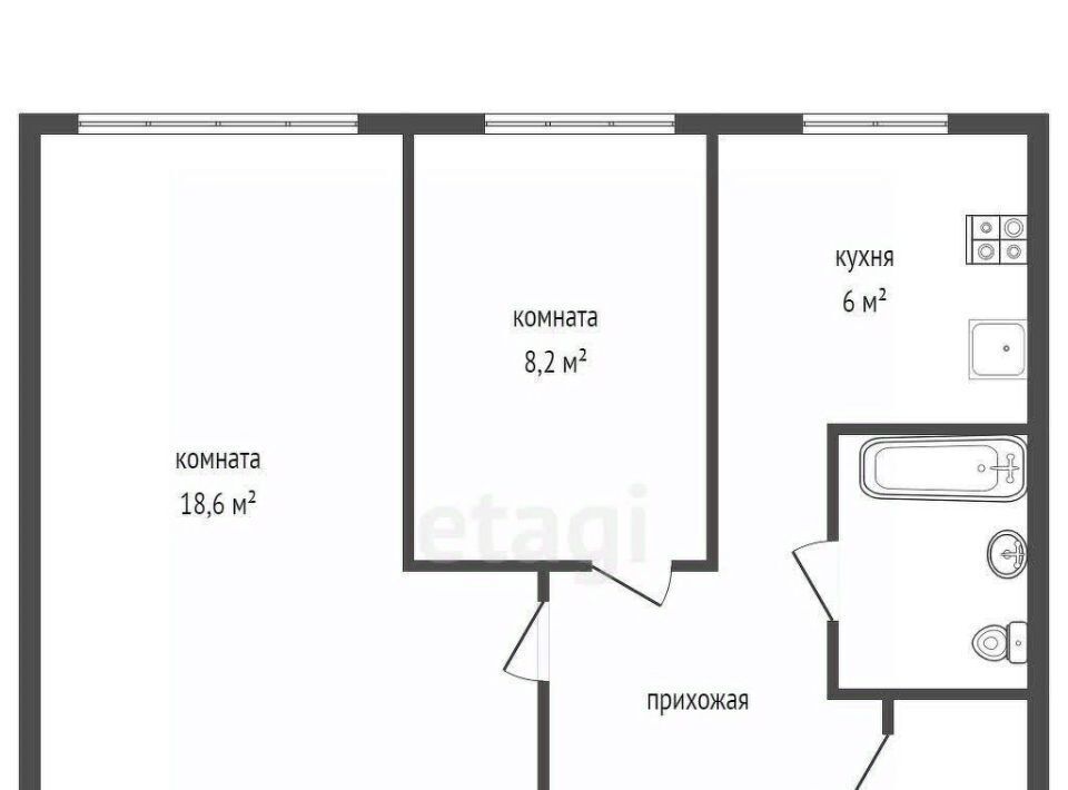 квартира г Екатеринбург р-н Ленинский Чкаловская ул Чапаева 28 фото 6