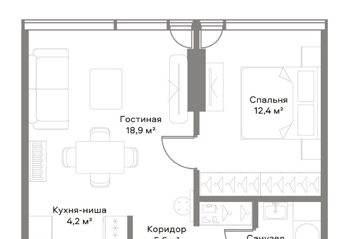 квартира г Москва метро Белорусская пр-кт Ленинградский 8 фото 2