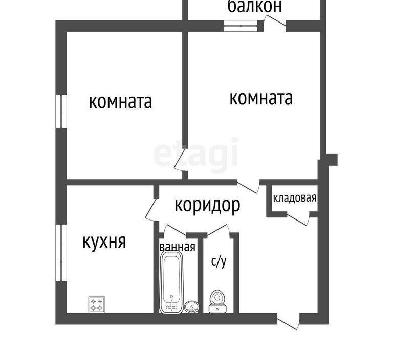 квартира г Курган ул Томина 108 фото 28