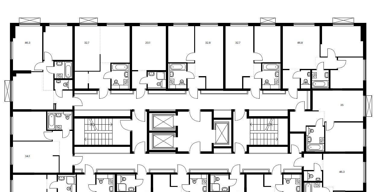 квартира г Москва метро Окружная Большая Академическая 85 к 3. 6 фото 2