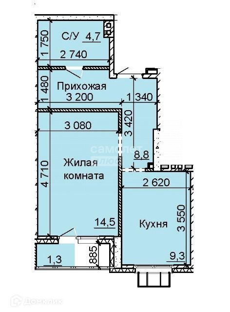 квартира г Новосибирск р-н Калининский Юбилейный ул Столетова 17 городской округ Новосибирск фото 1