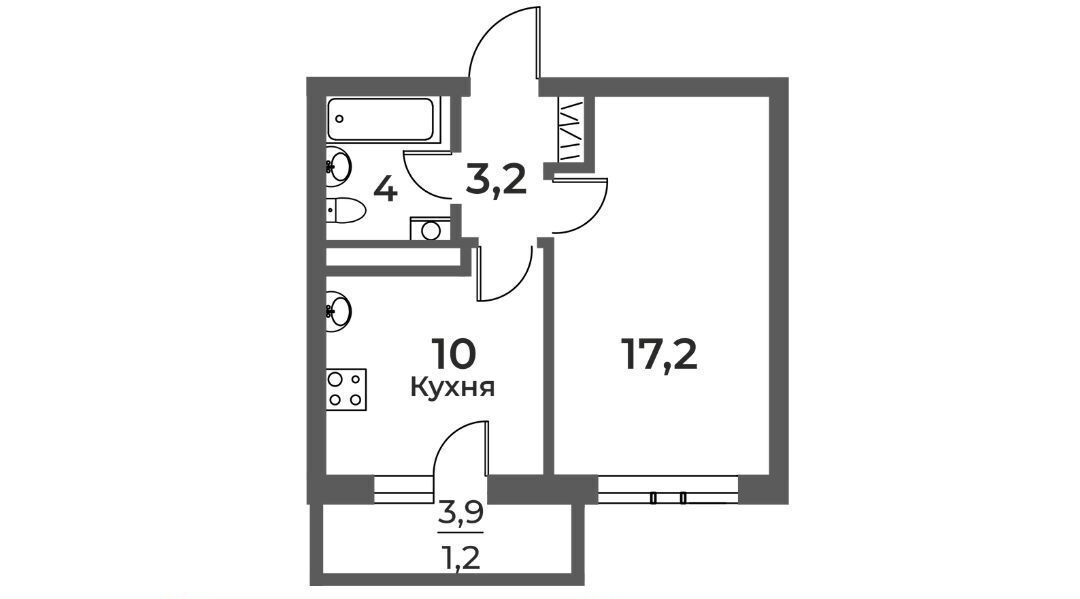 квартира г Новокузнецк р-н Центральный ул Уфимская 4 фото 1