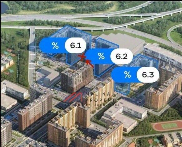 торговое помещение городской округ Люберцы п Мирный ЖК Томилино Парк Котельники, к 6. 1 фото 3