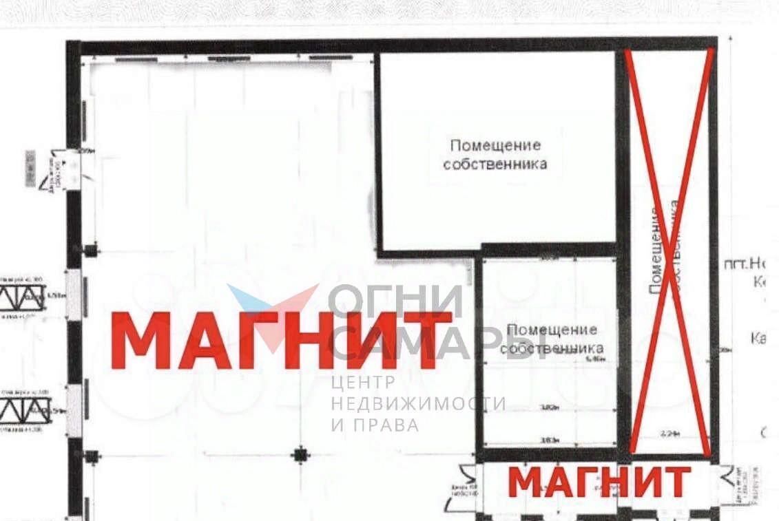 торговое помещение г Самара р-н Железнодорожный ул Новая 2-я 22 фото 10