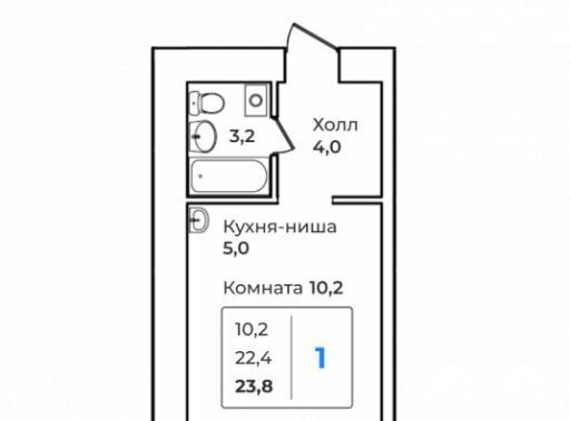 квартира г Благовещенск пер Зейский жилой комплекс фото 1