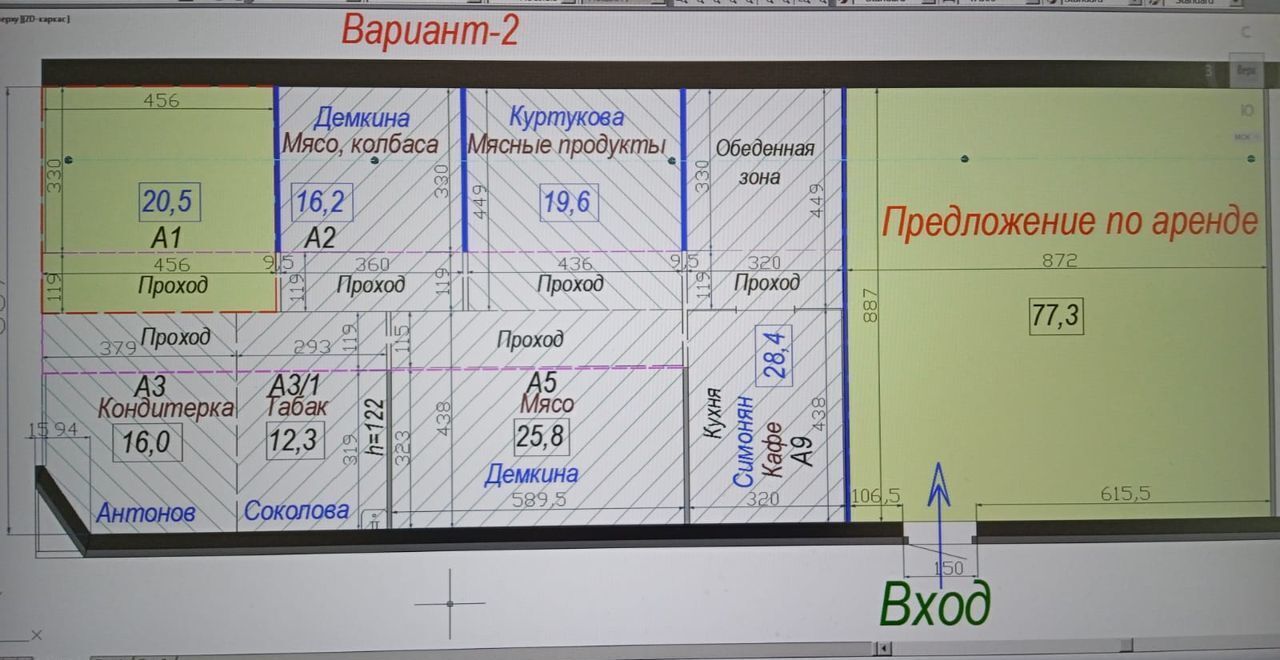 Сдаю торговое помещение на улице Александра Матросова 30к/2 в городе Бийске  900 руб база Олан ру объявление 123115709