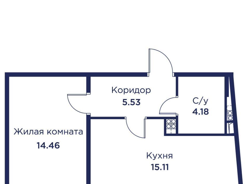 квартира г Кронштадт дор Цитадельская квартал «Кронфорт» Беговая фото 1